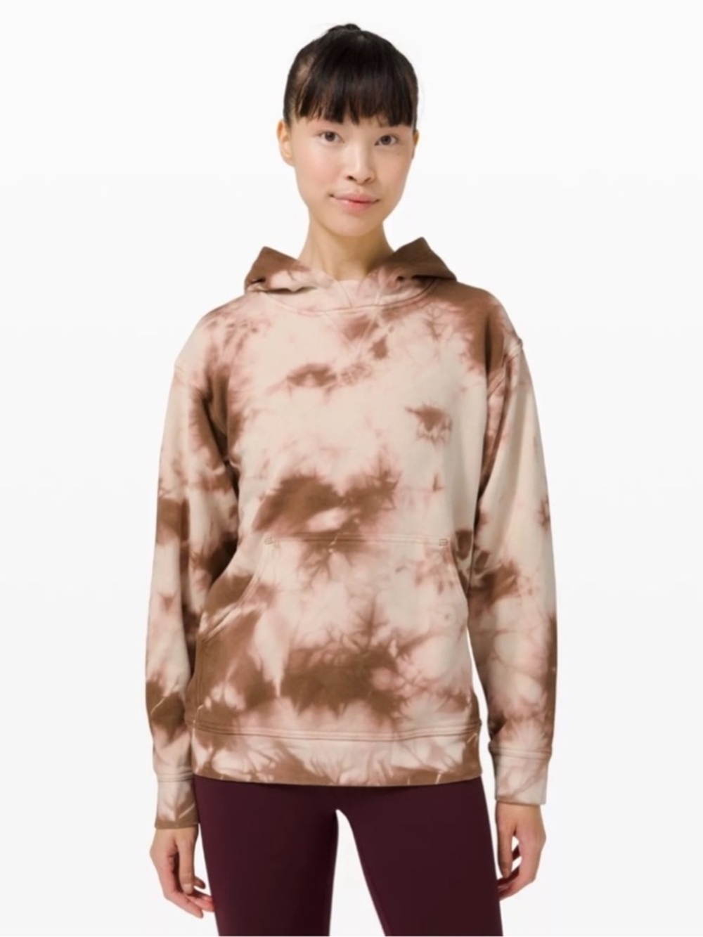 Lululemon all yours hoodie in earth clay 10 cotton terry